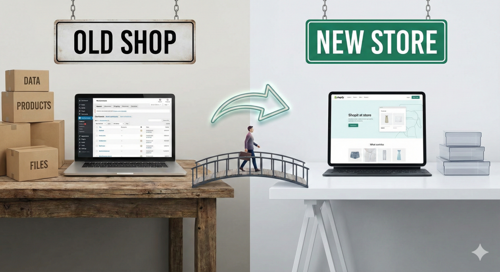 Migate from woocommerce to shopify